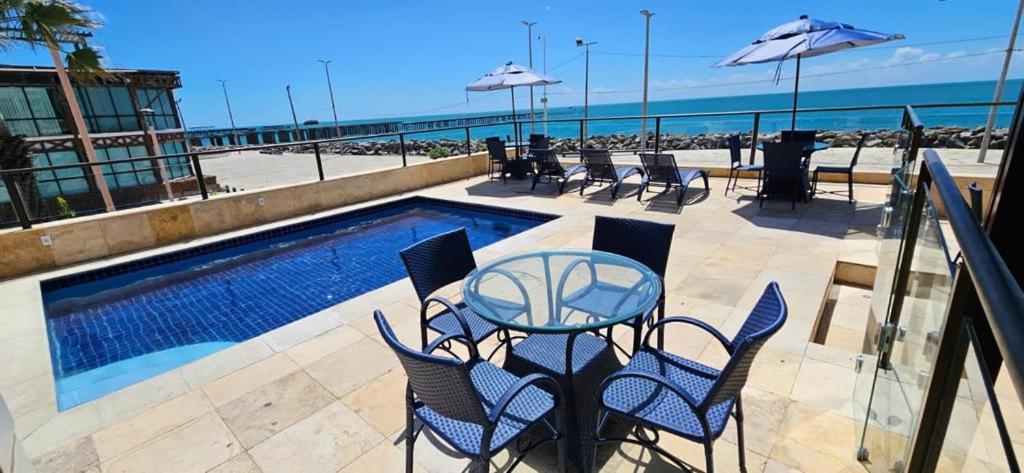 Flat Na Praia De Iracema 504 フォルタレザ エクステリア 写真